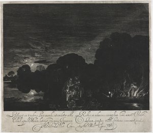 Die Flucht nach Ägypten von Hendrik Goudt