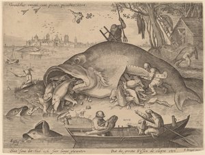 Die großen Fische fressen die kleinen Fische