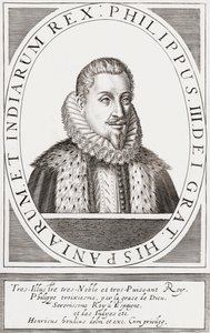 König Philipp III. von Spanien und als Philipp II., König von Portugal von Hendrik I (after) Hondius