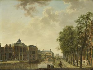 Ansicht des Houtmarkts, Amsterdam