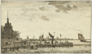 Hafenansicht am Oude Hooft in Rotterdam