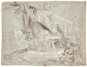 Allegorische Komposition von Hendrik Krock