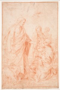 Christus übergibt Petrus die Schlüssel von Hendrik Krock