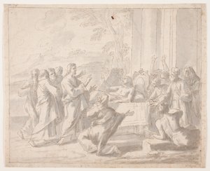 Die Auferweckung des Sohnes der Witwe von Nain (Luk. 7,11 ff)