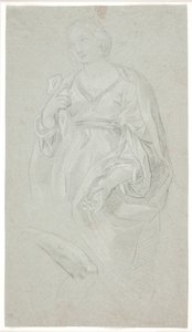 Stehende Frau. Knieansicht. Studie eines Arms von Hendrik Krock