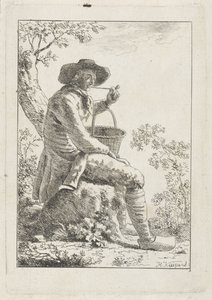 Rauchender Bauer von Hendrik Kuipers