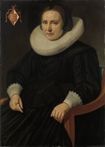 Porträt von Sara Sweerts de Weert, zweite Frau von Antonius Antonides van der Linden