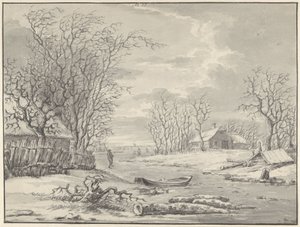 Winterlandschaft von Hendrik Meijer