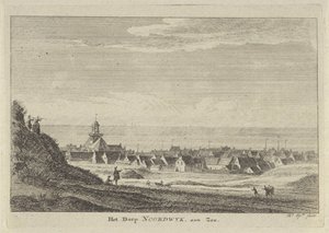 Ansicht von Noordwijk aan Zee von Hendrik Spilman