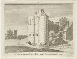Ruine von Schloss Zandenburg, Veere von Hendrik Spilman