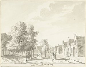 Das Dorf Rijnsburg von Hendrik Tavenier
