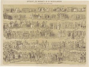 Parade der Nassaus in den Niederlanden (1. September 1888, Amsterdam)