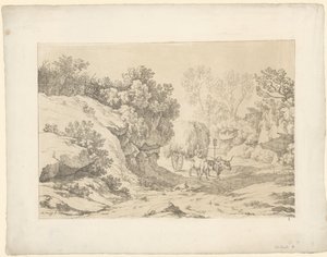 Heuwagen auf dem Weg