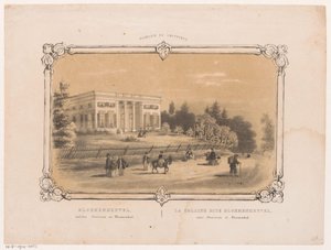 Ansicht des Landguts Bloemenheuvel (Haarlem und Umgebung) von Hendrik Wilhelmus Last