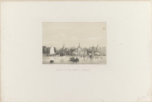 Ansicht des Alten Hauptes in Rotterdam, 1854 von Hendrik Wilhelmus Last