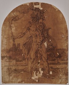 Mars vor den Mauern von Brüssel von Hendrik de Clerck