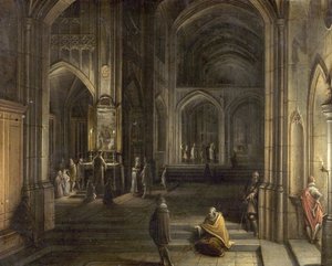 Kircheninneres, 1620 von Hendrik the Younger Steenwyck