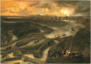 Ansicht von Ostende von Hendrik van Minderhout