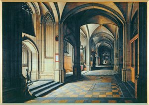 Kircheninneres. Nachteffekt von Hendrik van Steenwyck