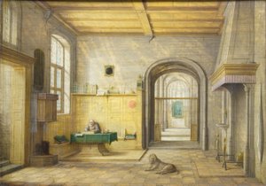 St. Hieronymus in seinem Studierzimmer, 1624 von Hendrik van Steenwyck