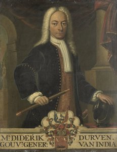 Porträt von Diederik van Durven, Generalgouverneur der Niederländischen Ostindien-Kompanie von Hendrik van den Bosch