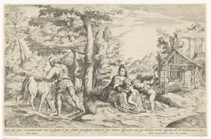 Rückkehr aus Ägypten von Hendrik van der Borcht (II)
