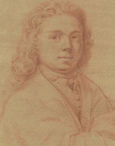 Selbstporträt des Zeichners Hendrik van der Vugt