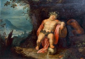Schlafender Bacchus von Hendrik van the Elder Balen