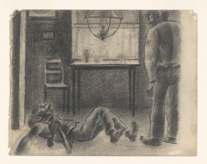 Interieurszene von Henk Henriët (signed by artist)