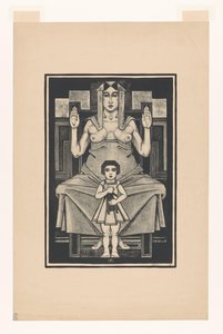 Symbolische Darstellung: Mutterschaft von Henk Schilling (signed by artist)