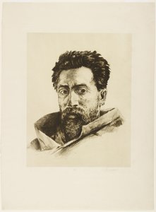 Ein Streikender, ca. 1888 von Henri Charles Guérard