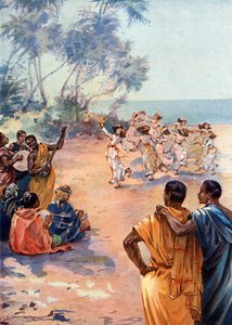 Ansicht von Tahiti unter der Herrschaft von Pomare IV (1813-1877)