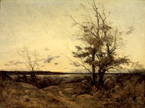 Sonnenuntergangslandschaft von Henri-Joseph Harpignies