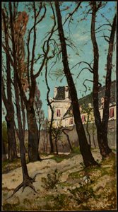 Blick auf den Louvre, mit der Grande Galerie und dem Pavillon de Flore von Henri-Joseph Harpignies
