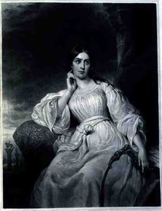 Madame Malibran in der Rolle der Desdemona, graviert von Charles Turner, ca. 1830er Jahre von Henri (after) Decaisne