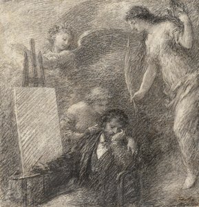 Die Entmutigung des Künstlers von Henri (follower of) Fantin Latour