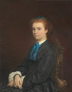 Porträt einer jungen Frau, 1863 von Henri Alexandre Georges Regnault