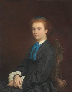Porträt einer jungen Frau, 1863 von Henri Alexandre Georges Regnault