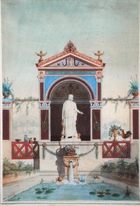 Entwurf für einen Brunnen zu Ehren von Aesculapius von Henri Antoine Revoil