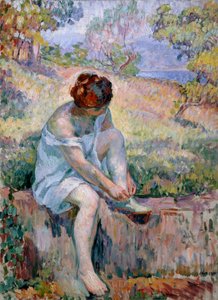 Vor dem Baden von Henri Lebasque