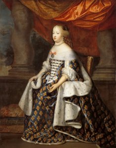 Porträt von Maria Theresia von Spanien 1638-1683 als Königin von Frankreich