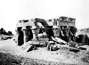 Ombos-Tempel, Nubien, Ägypten, 1887