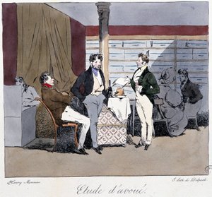 Studie eines Anwalts - in „Jadis et aujourd
