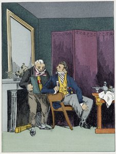 Abteilungsleiter - in „Administrative Sitten“ von Henri Monnier von Henri Bonaventure Monnier