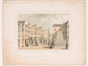 Ansicht des Brunnens Manneken Pis in Brüssel von Henri Borremans (attributed to)