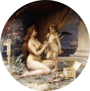 Aphrodite und Eros von Henri Camille Danger