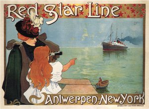 Red Star Line, 1899 von Henri Cassiers