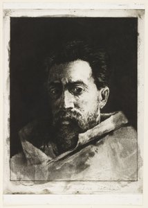 Selbstporträt von Henri Charles Guérard