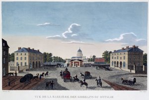 Ansicht der Barrière des Gobelins oder d
