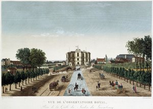 Ansicht des Königlichen Observatoriums - in „Vues de Paris“